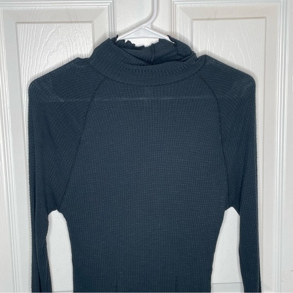 Free People Make It Easy Thermal Top in Black S - Picture 5 of 15